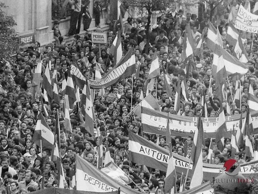 Andalucia Flag Protests Andalucia 4 December 1977