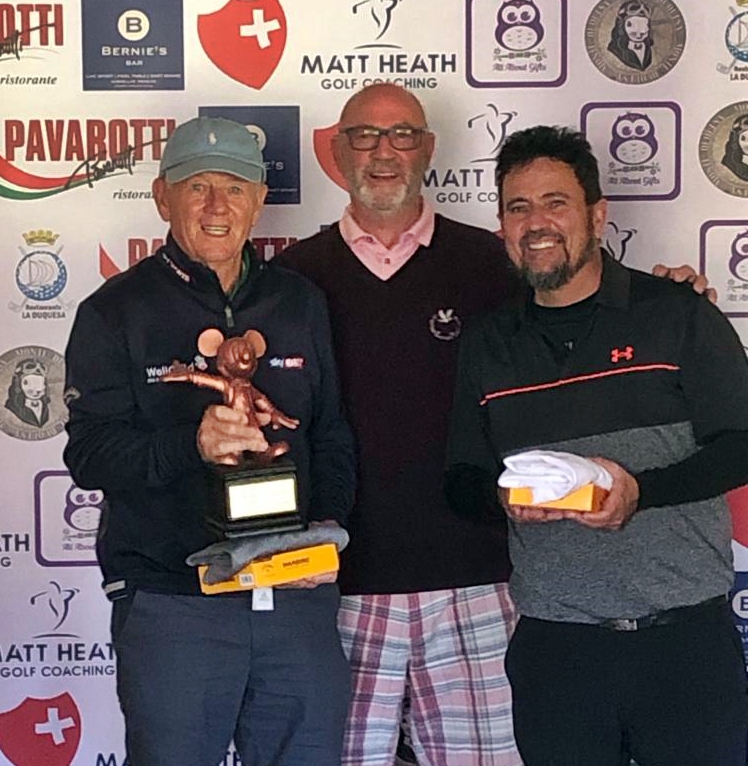 Wiiners Mickey Mouse trophy John Steele and Amancio Martin Zayas