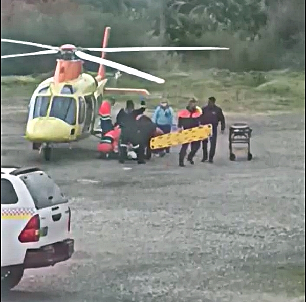 Air ambulance in Castillo de la Duquesa