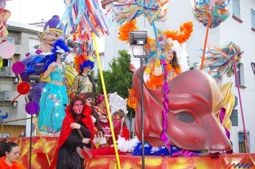 Carnival float in Estepona