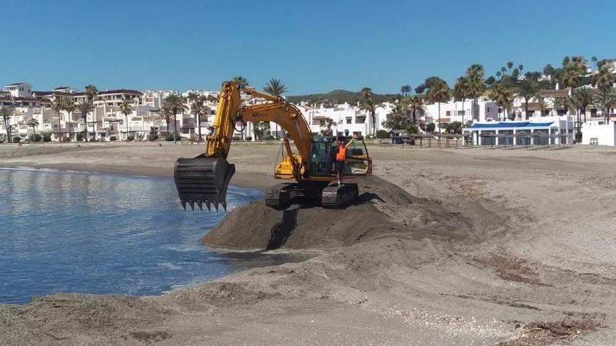 Beach restoration in Castillo