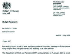 ¿Mayor de 80 años y cobra una pensión del Reino Unido? Entonces, lea este mensaje de la Embajadora británica.