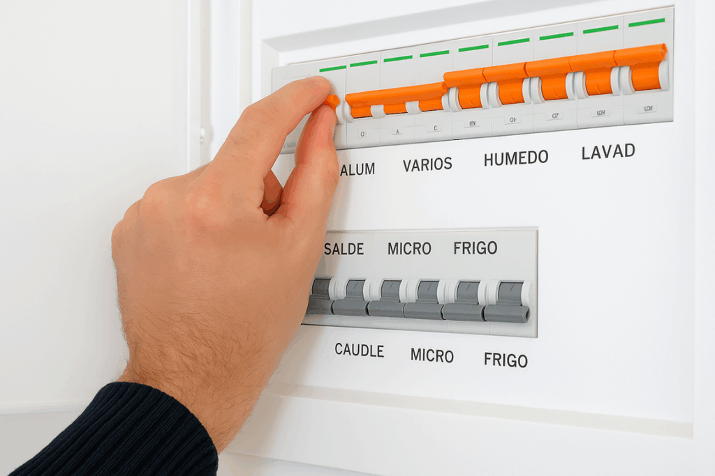 Electric breaker board