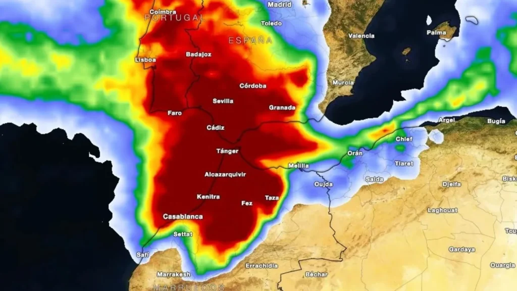 Storm Leonarda hits the Costa del Sol