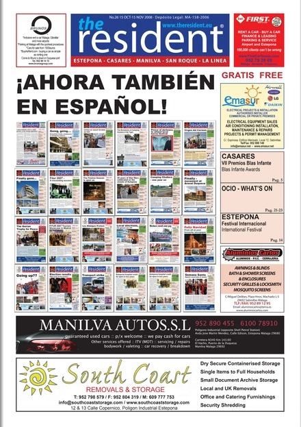 October 2008 Front page