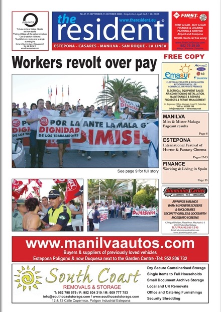September 2008 Front page