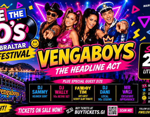 Vengaboys encabeza el festival We Love the 90s en Gibraltar este septiembre We Love the 90s