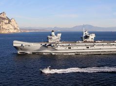 HMS Queen Elizabeth visits Gibraltar ahead of further NATO training